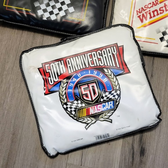 Vintage 1998 NASCAR Winston Cup Series & 50th Anniversary Seat Cushions Lot of 3 - Picture 6 of 7